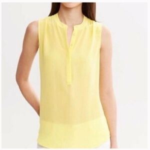 Banana Republic Silk Sleeveless Blouse/Size 6